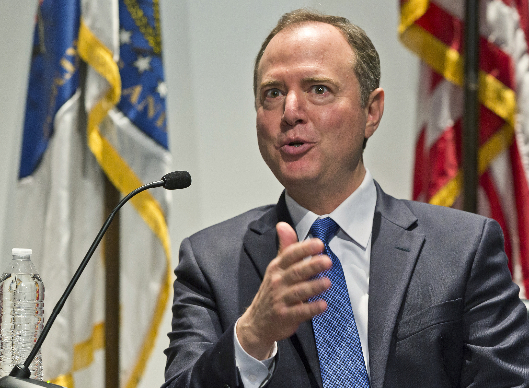 Image result for Adam Schiff calls on Intelligence chiefs to reject Trump's politicization